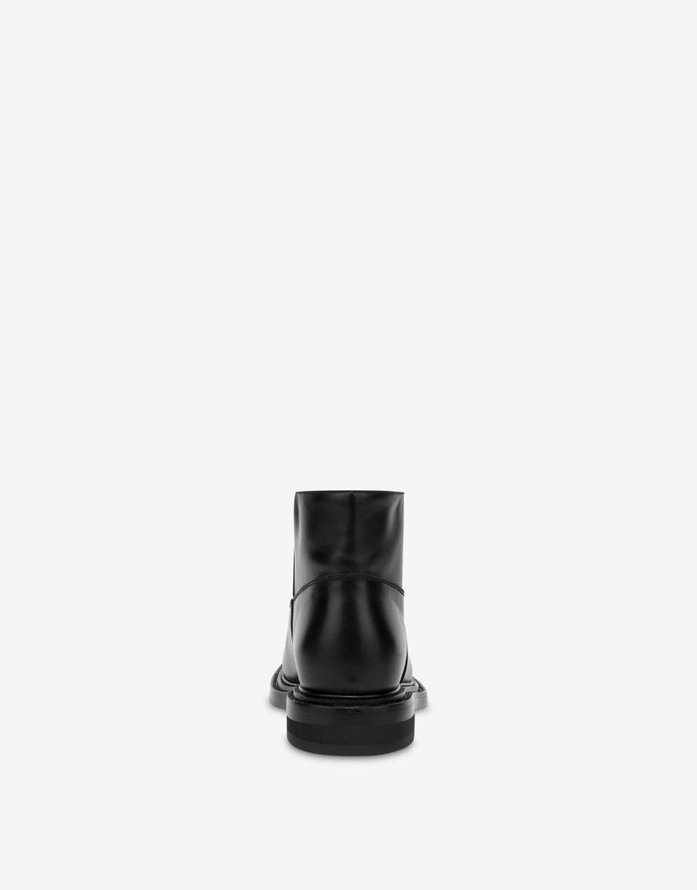 Calf ankle boots Olivia Black Moschino 2