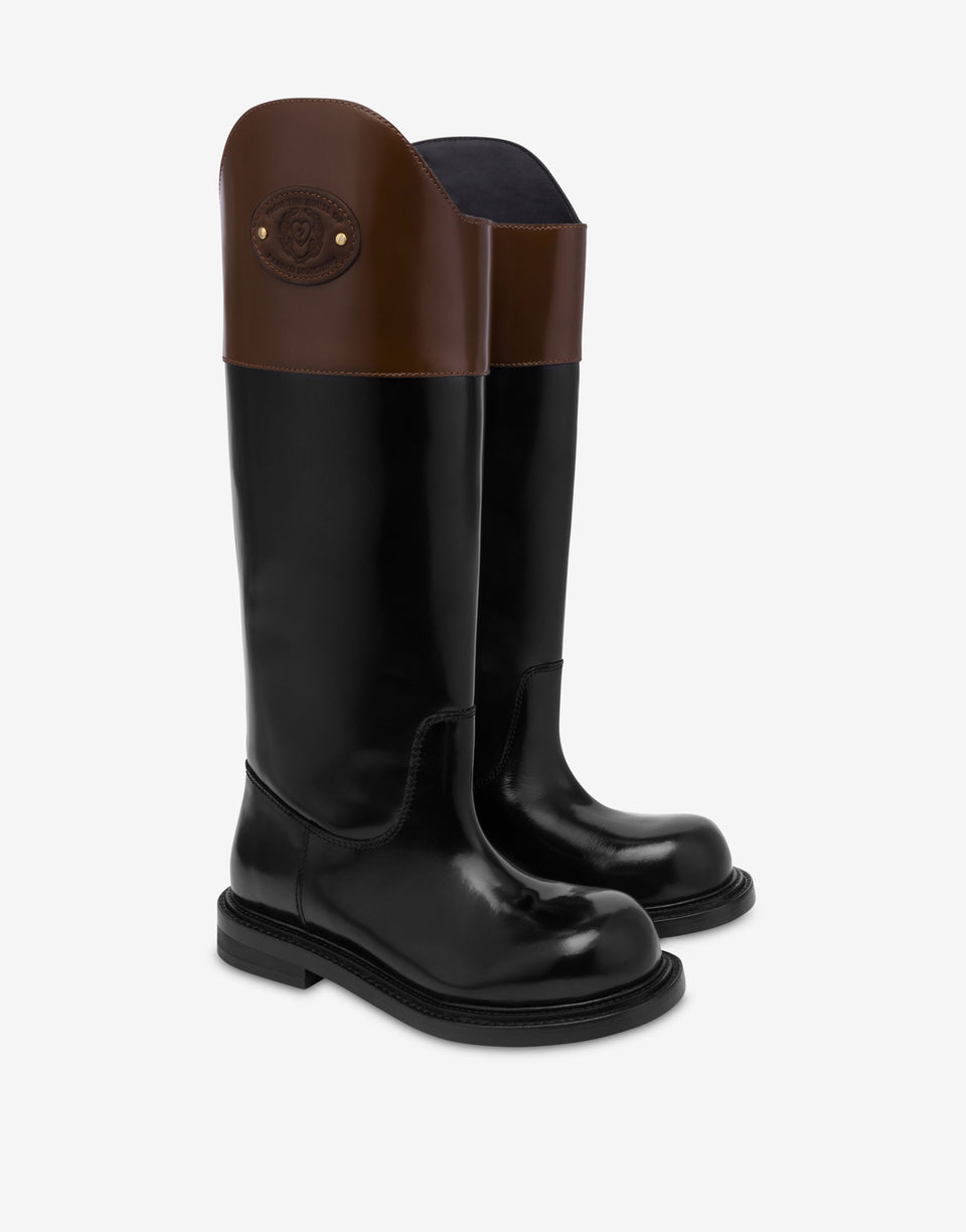 Olivia boots Black Moschino 0