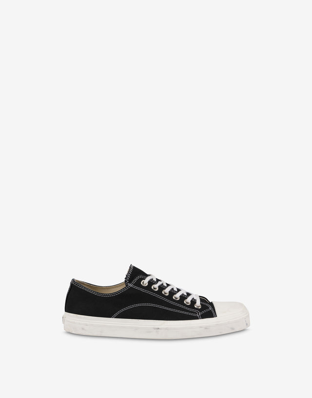 Sneakers en lona Edge Negro Moschino 1