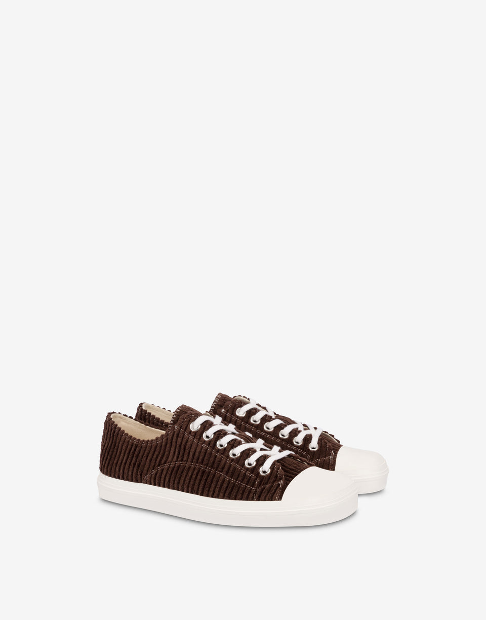 Zapatillas de pana Marrón Moschino 0