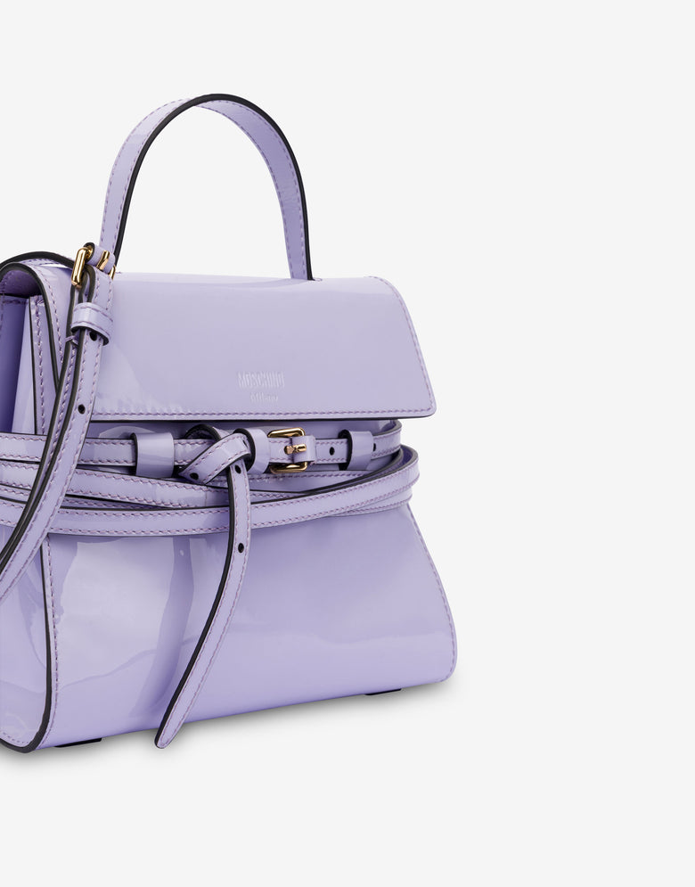 Bolso pequeño Moschino Tie Me Lila Moschino 3