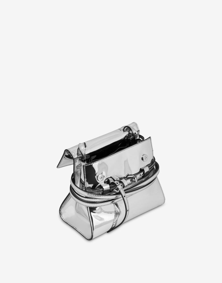 Small hand bag Moschino Tie Me Silver Moschino 2