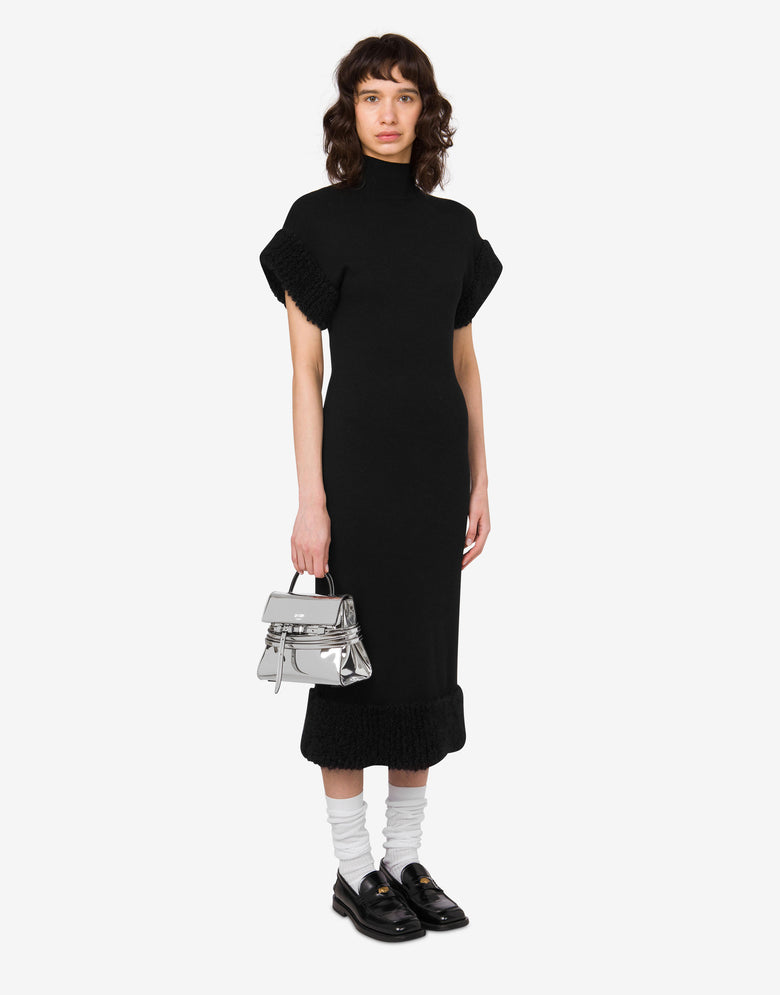 Small hand bag Moschino Tie Me Silver Moschino 4