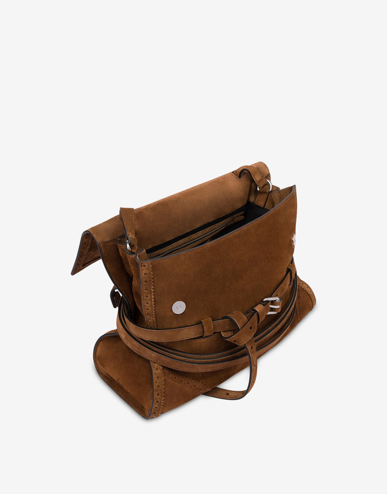 Bolso bandolera mediano Moschino Tie Me  Marrón Moschino 2