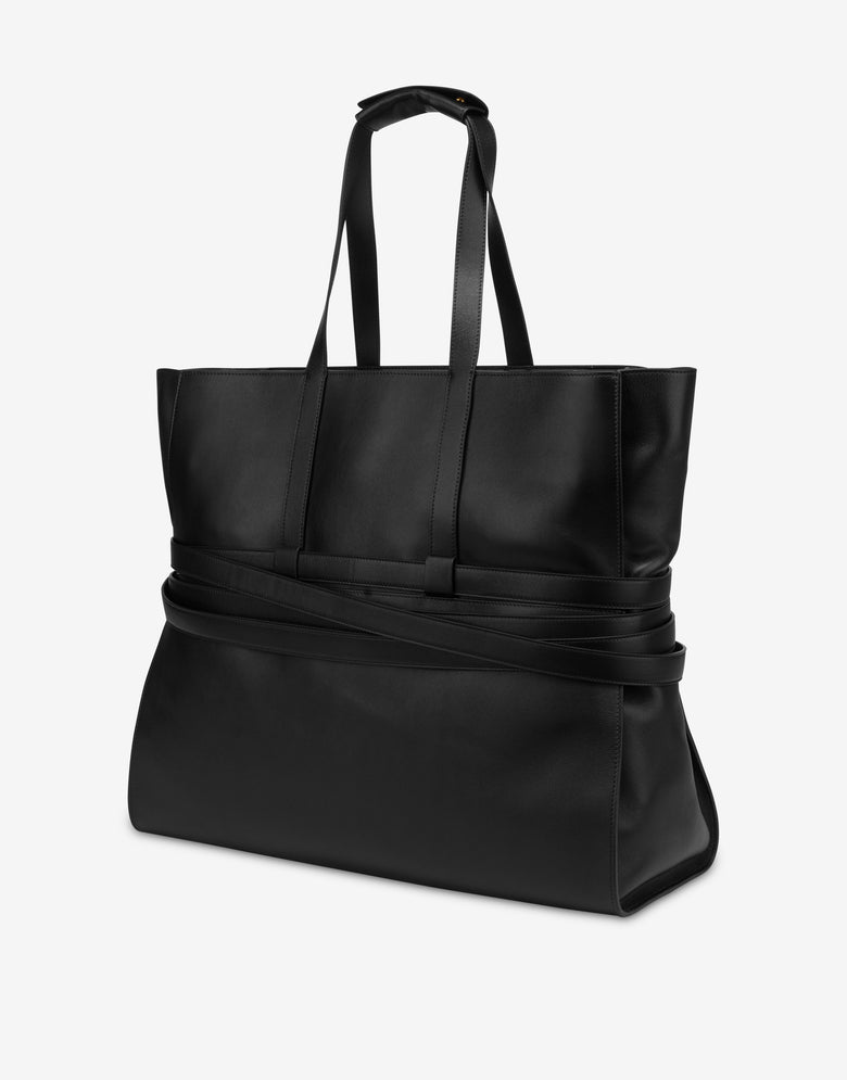 Bolso Moschino Tie Me Negro Moschino 1