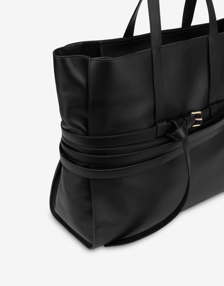 Bolso Moschino Tie Me Negro Moschino 3