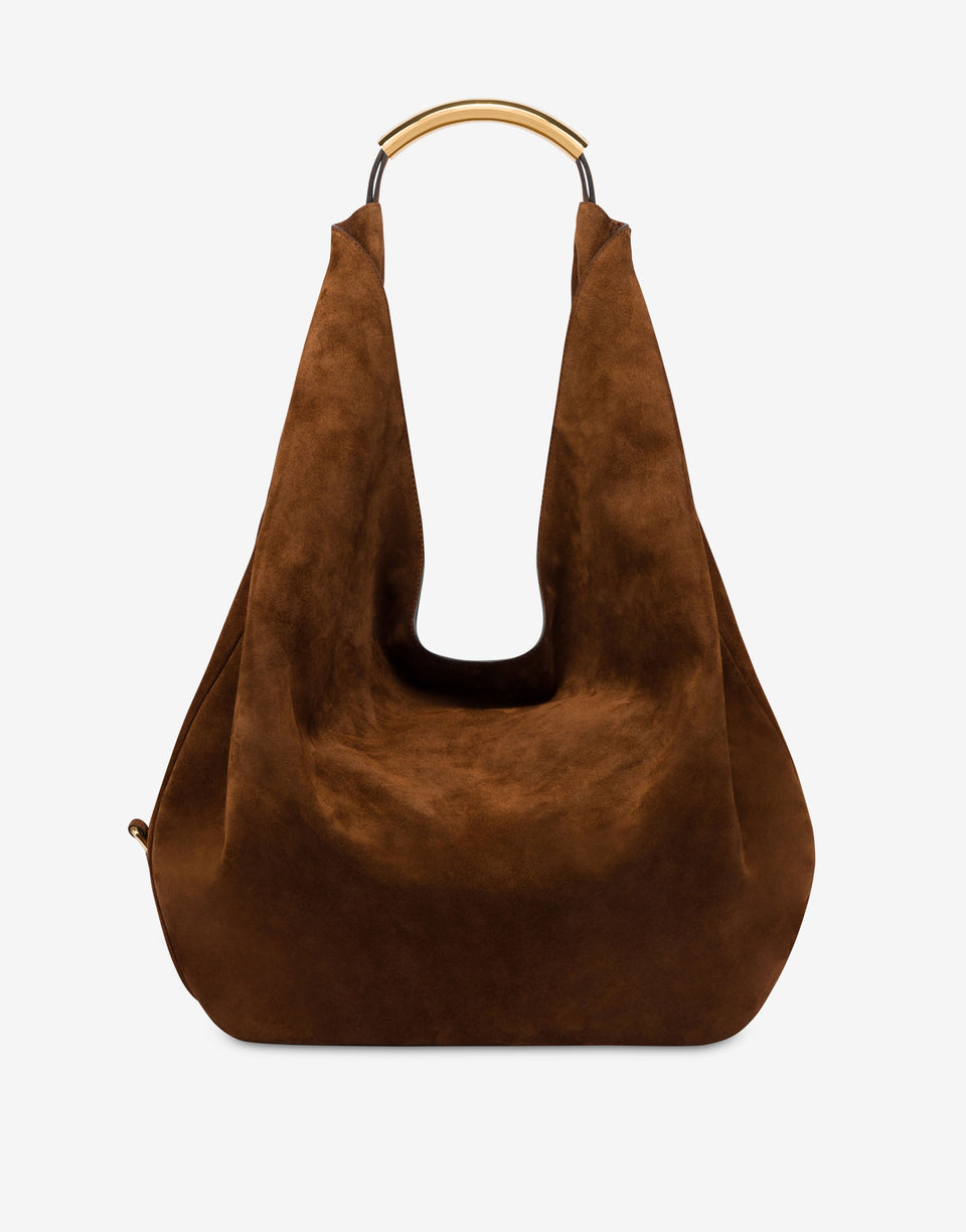 Bolso bandolera grande Moschino Handle Me Marrón Moschino 0