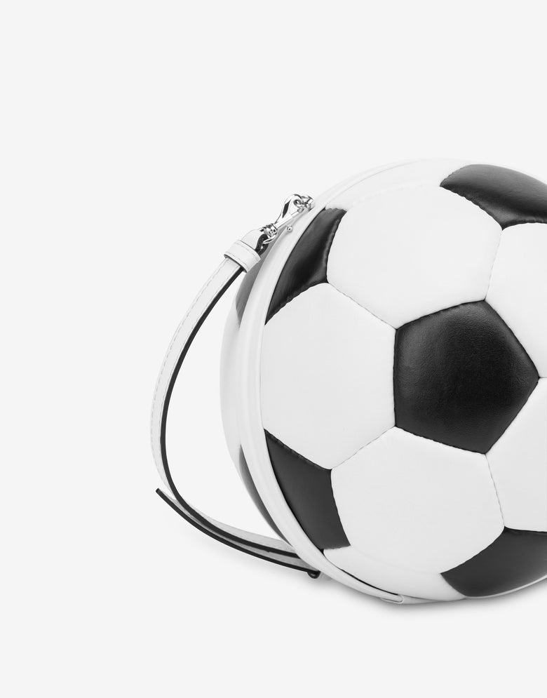 Football bolsa Blanco Moschino 3