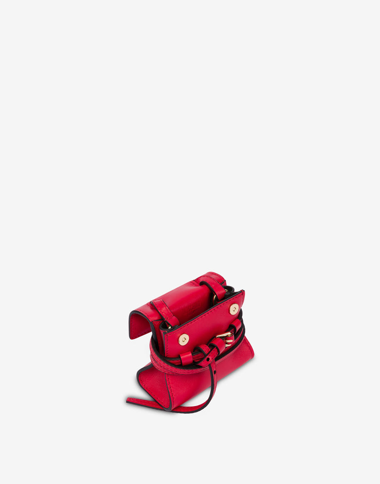 Micro bag Moschino Tie Me Red Moschino 2