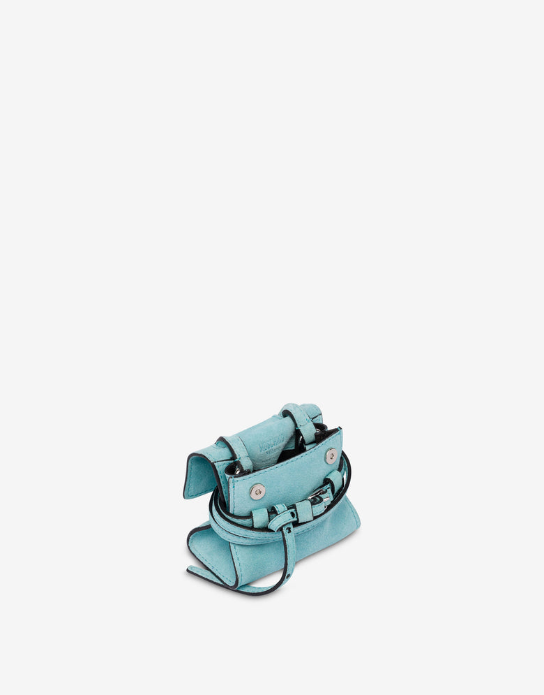 Micro bolsa Moschino Tie Me Sky blue Moschino 2
