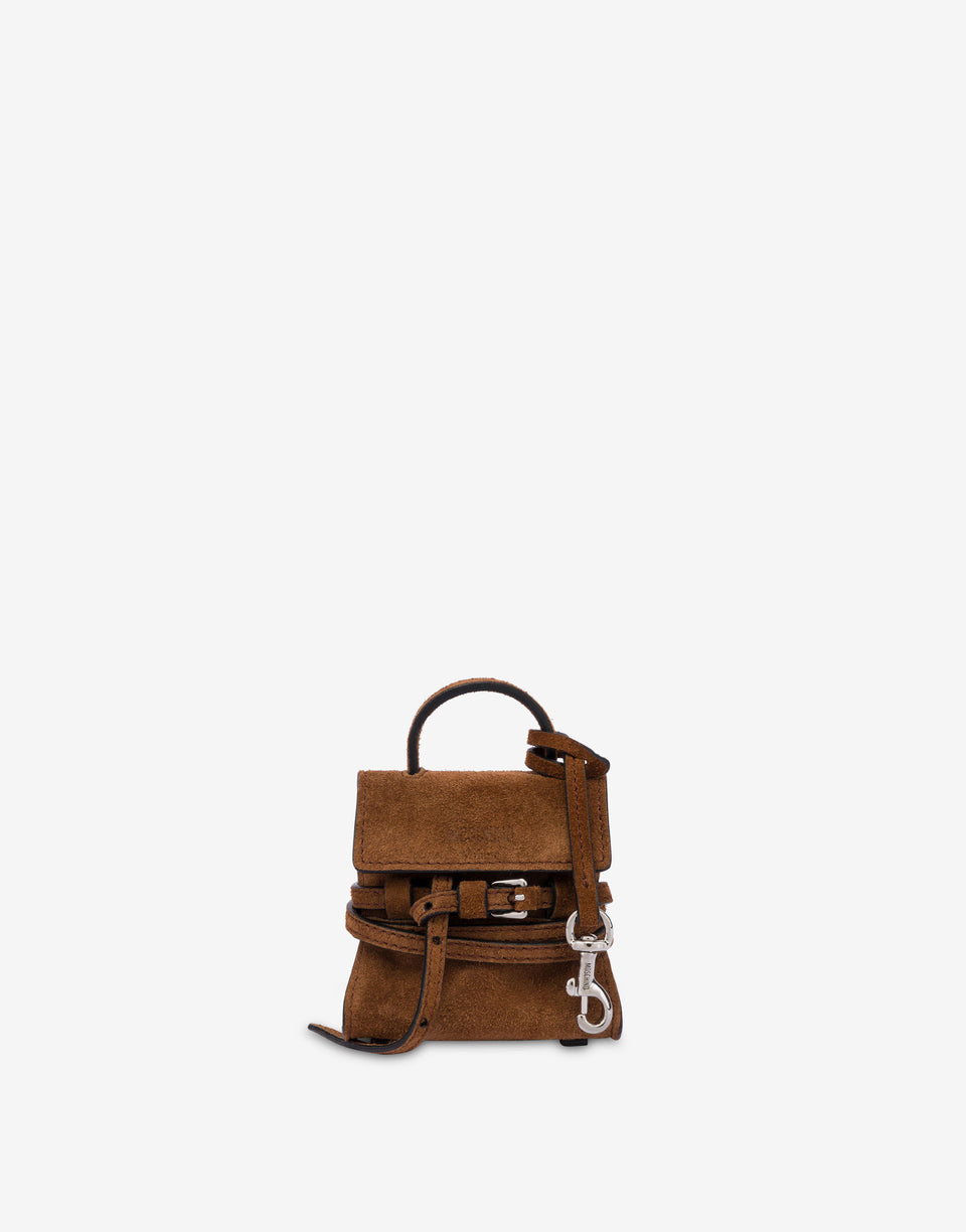 Micro bolsa Moschino Tie Me Marrón Moschino 0