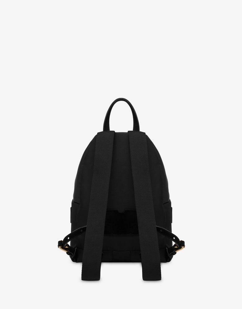 Mochila de nylon Cordura Mediana Negro Moschino 1