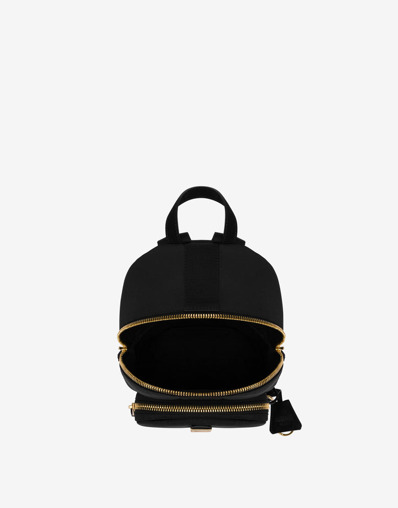 Mochila de nylon Cordura Mediana Negro Moschino 2