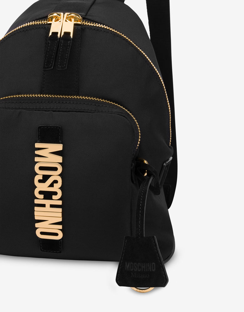 Mochila de nylon Cordura Mediana Negro Moschino 3