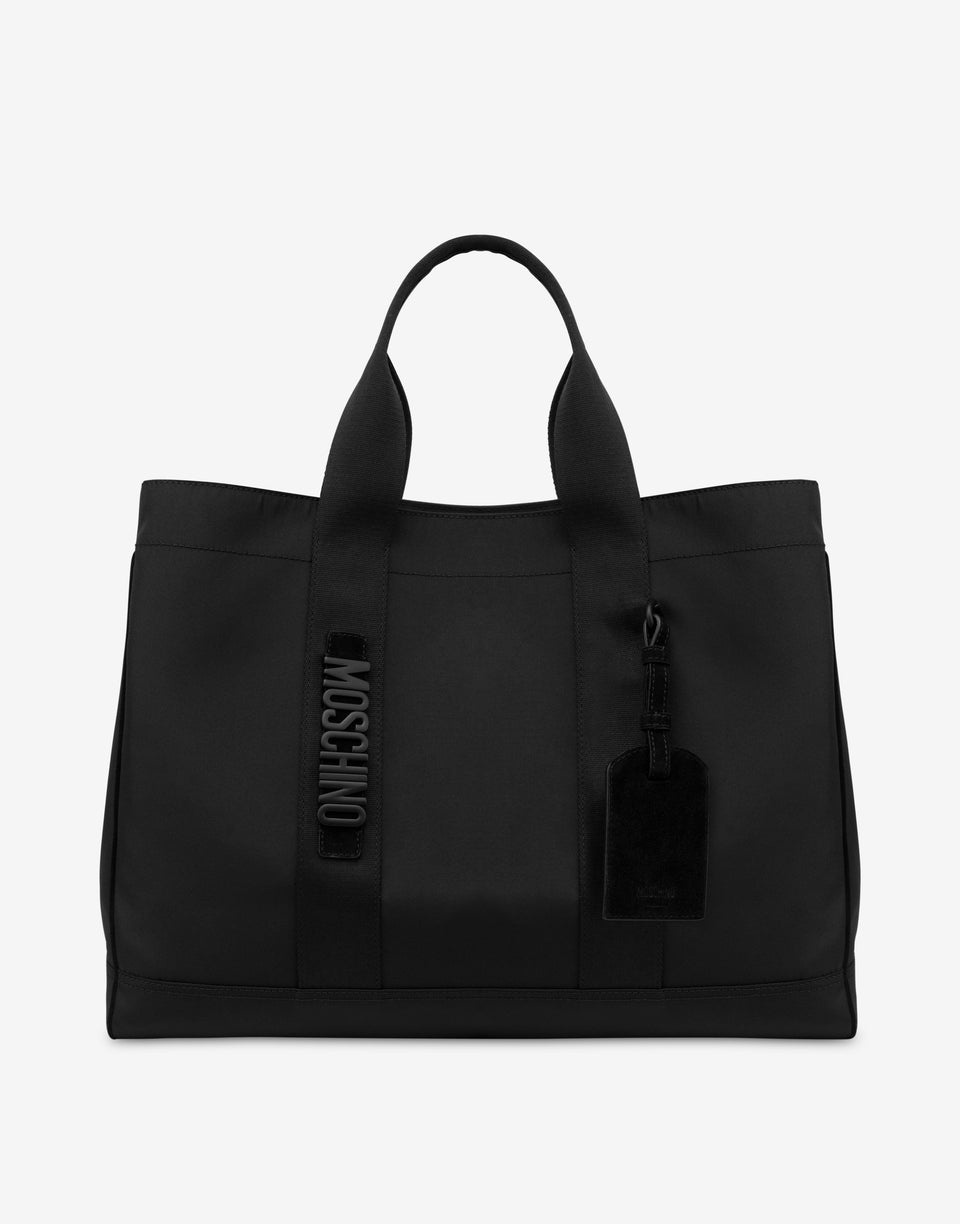 Bolso de nylon Cordura Negro Moschino 0