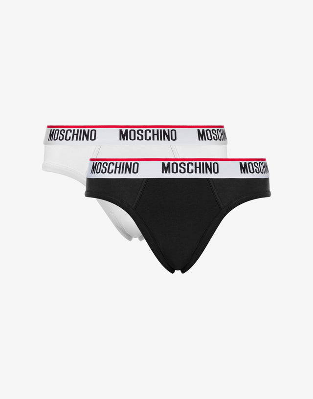 Logo Band弹力衬裙2件套 黑色 Moschino 0