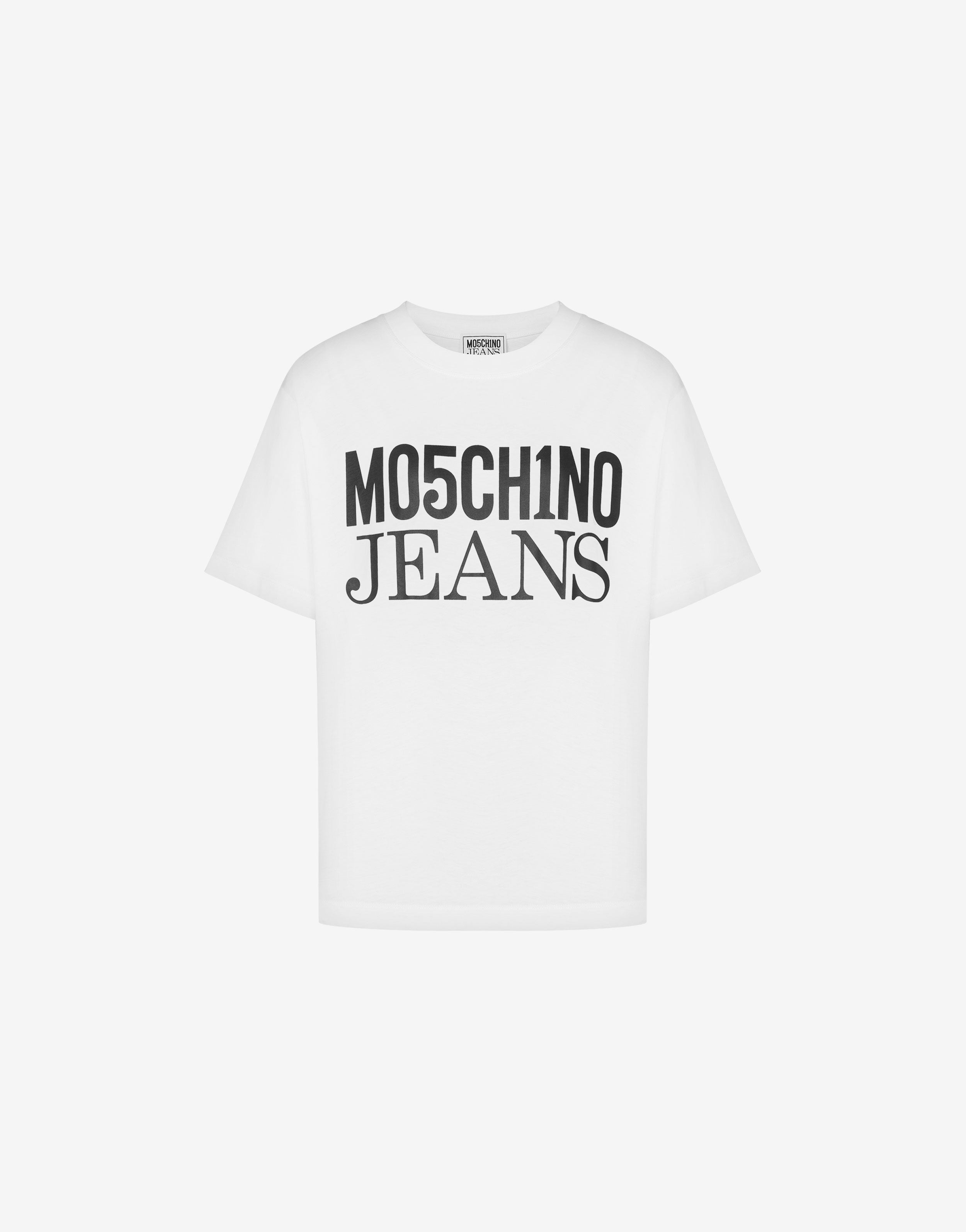 Tシャツ・カットソー MOSCHINO JEANS Woman T-Shirt Grey 07158236 7500 Tシャツ・カットソー MOSCHINO JEANS Woman T-Shirt Grey