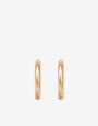 Metal hoop earrings