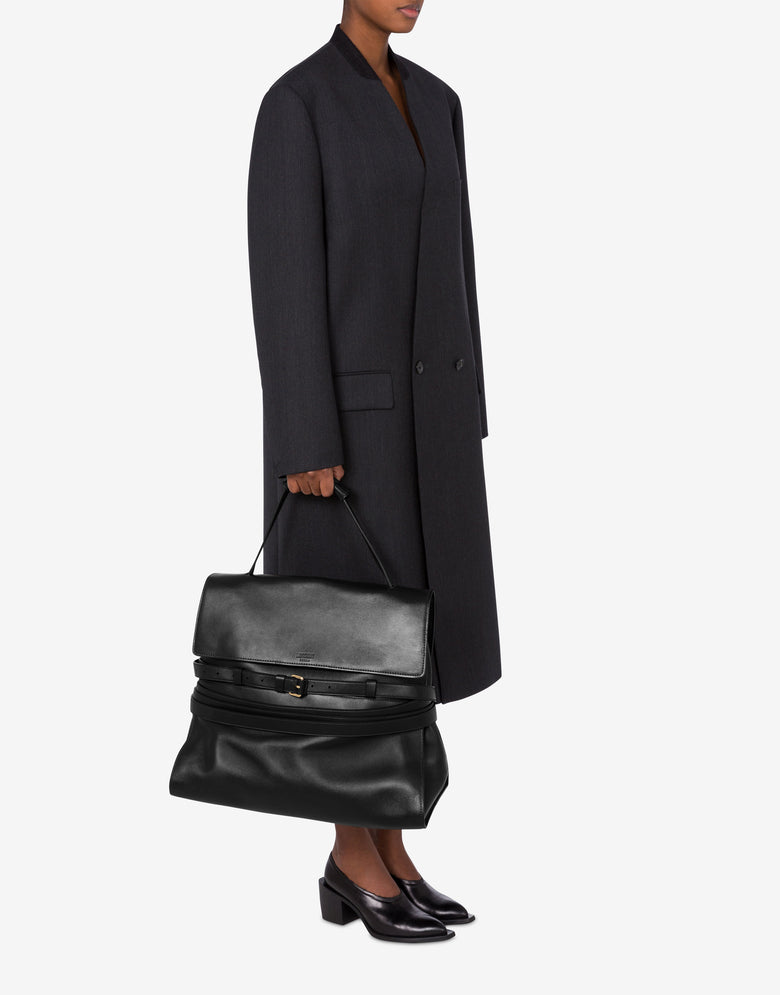 Moschino Tie Me Bag Jumbo Black Moschino 4