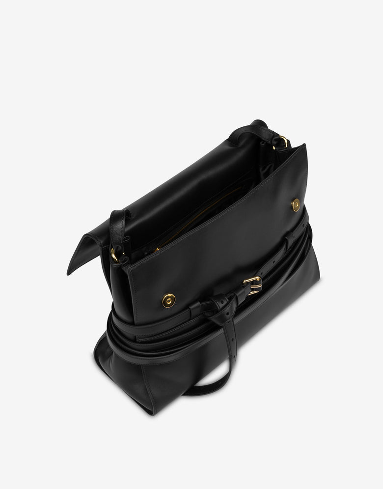 Moschino Tie Me中号包袋 黑色 Moschino 2