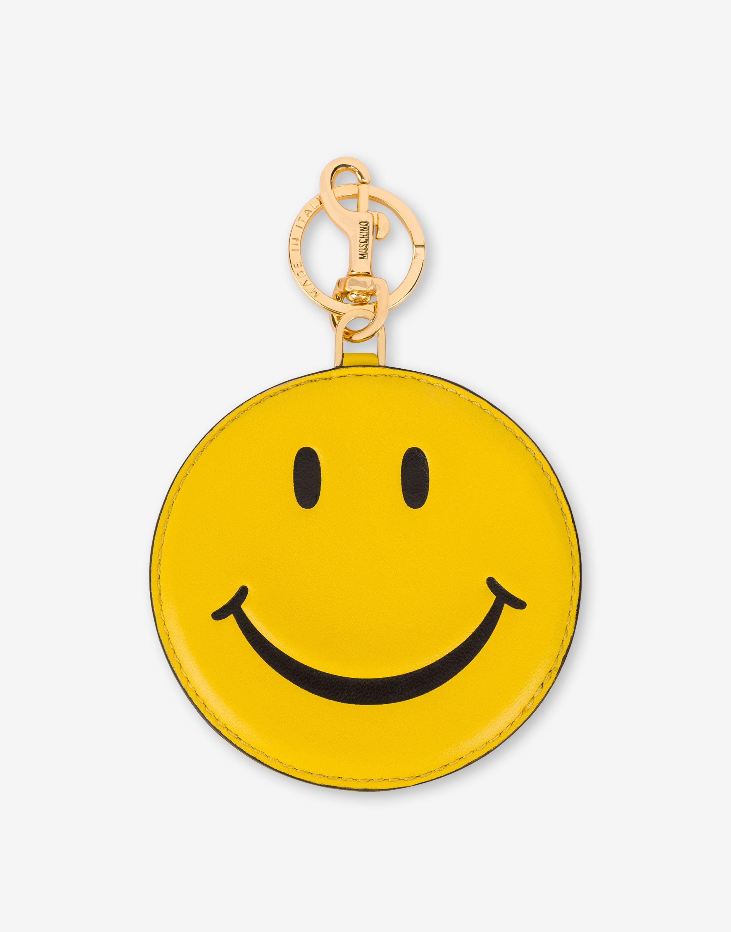 Smiley®纳帕革钥匙扣