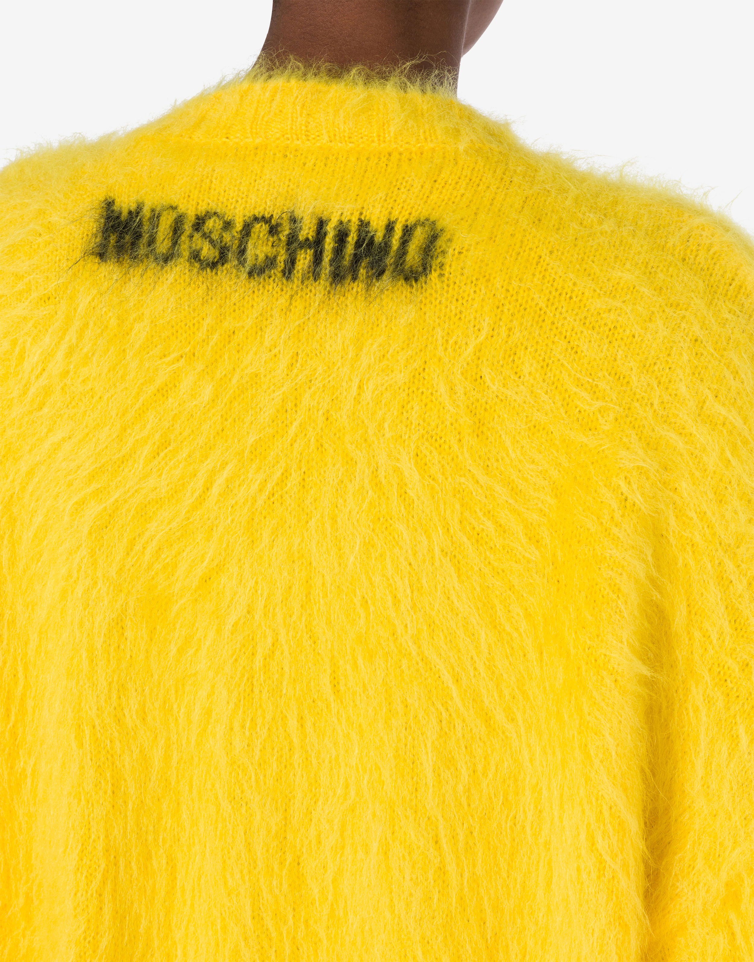 Dress in brushed mohair Smiley | Moschino