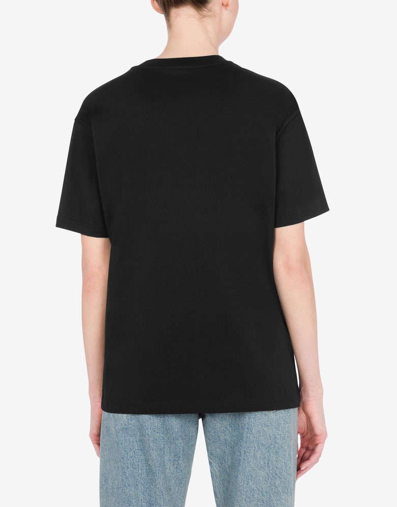 T-shirt in organic jersey Smiley® Black Moschino 2