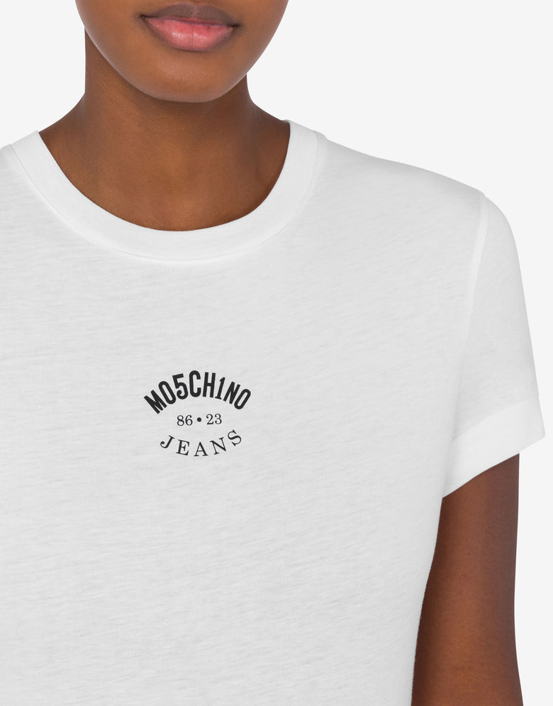 Camiseta de punto con logotipo  Blanco Moschino Jeans 3