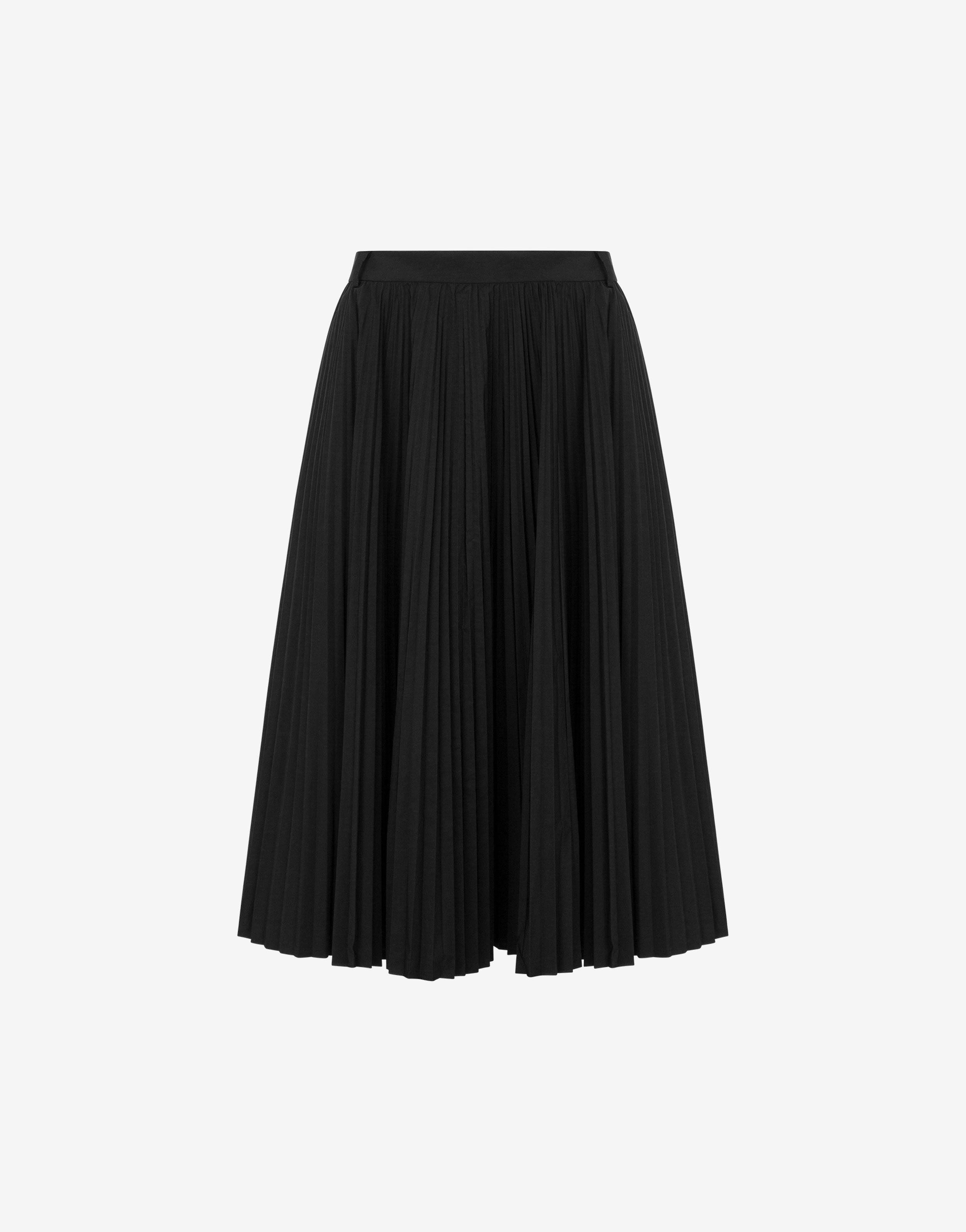 Cotton blend flannel skirt | Moschino