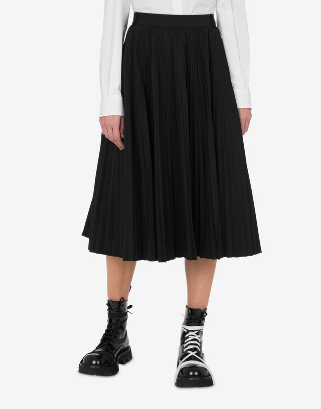 Cotton blend flannel skirt Black Moschino 1