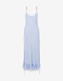 Viscose and Silk Dress Flower Jacquard