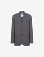 Wool Pinstripe Jacket