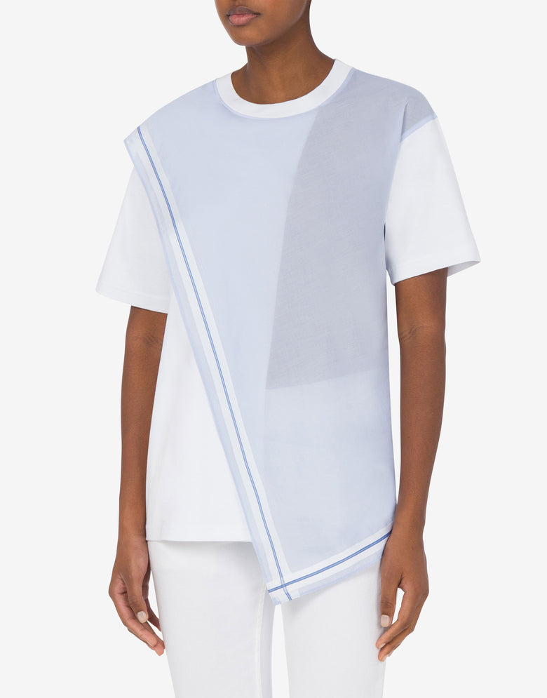 Camiseta Interlock Handkerchief Blanco Moschino 1