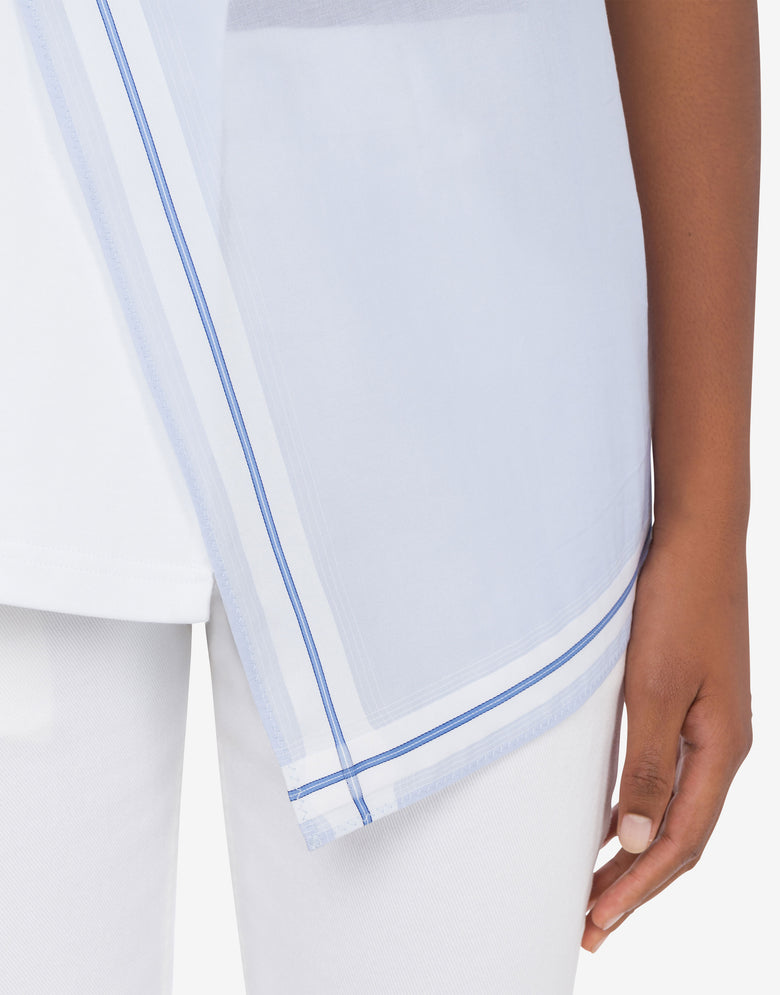 Camiseta Interlock Handkerchief Blanco Moschino 3