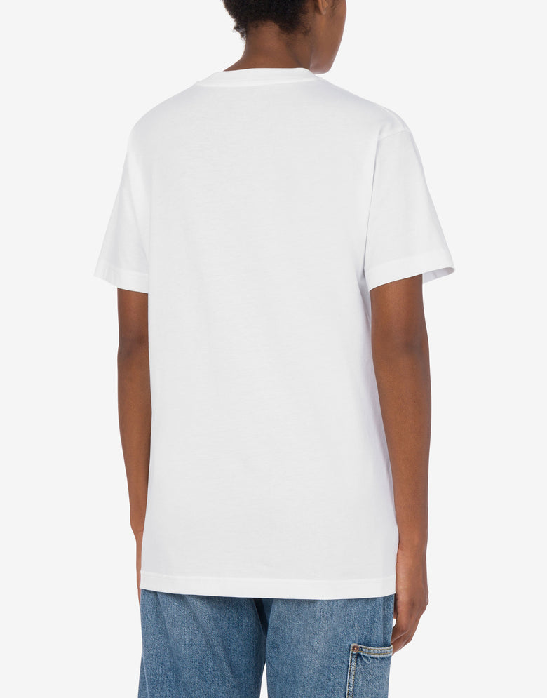 Organic Jersey T-shirt Smiley® White Moschino 2