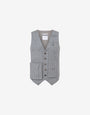 Wool Pinstripe Waistcoat Office Inspiration