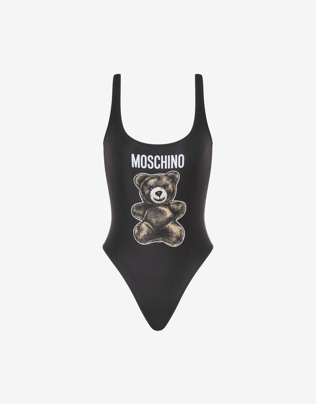 One-Piece Swimsuit Moschino Teddy Bear Black Moschino 0
