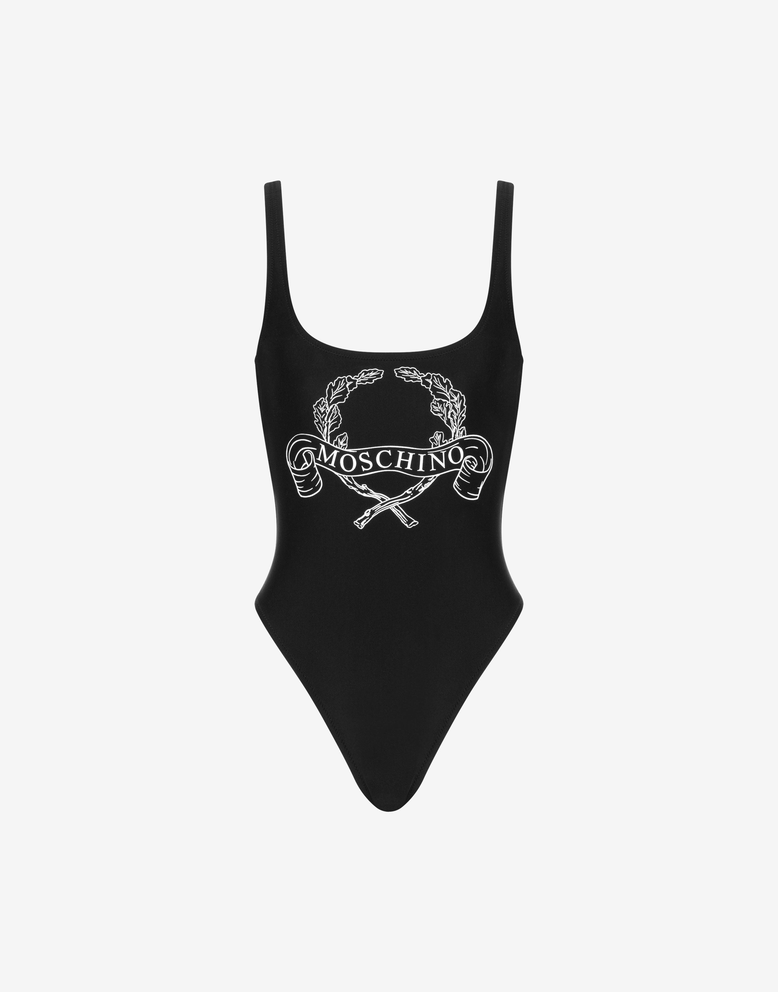One-Piece Swimsuit Laurel Crown Logo