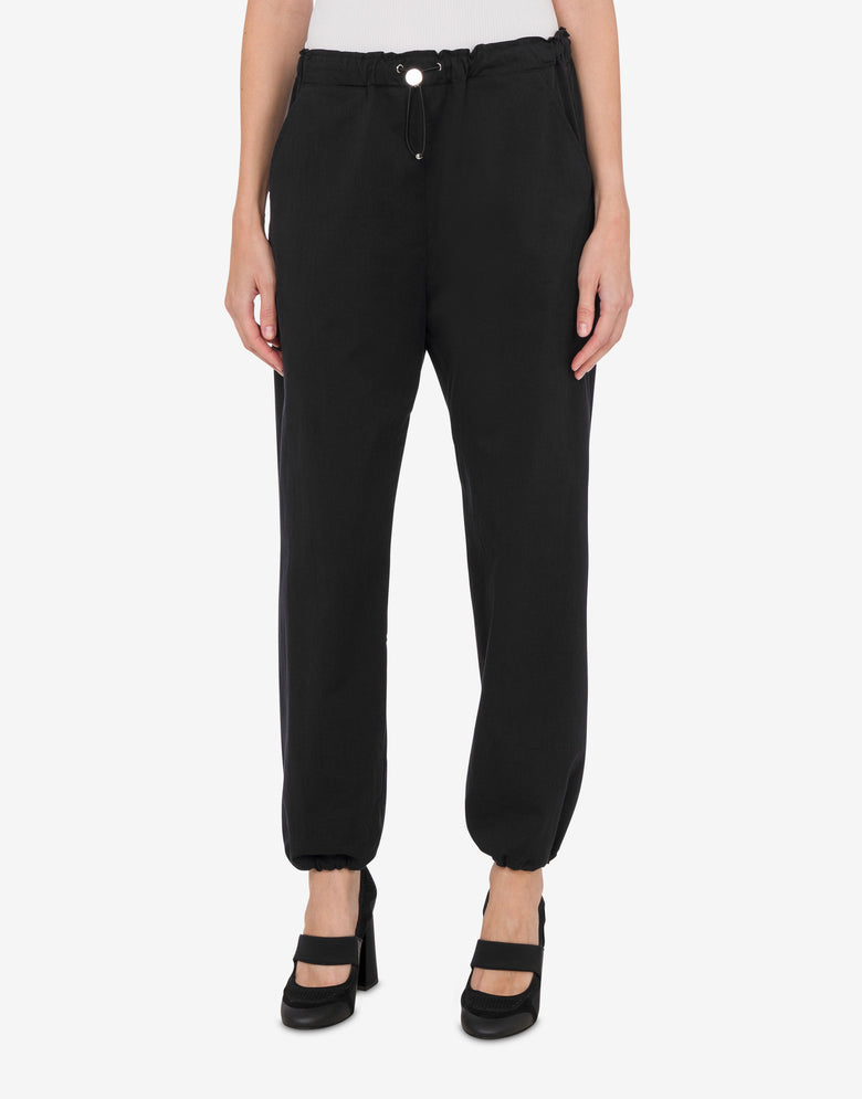 科技弹力棉长裤 黑色 Moschino Jeans 1
