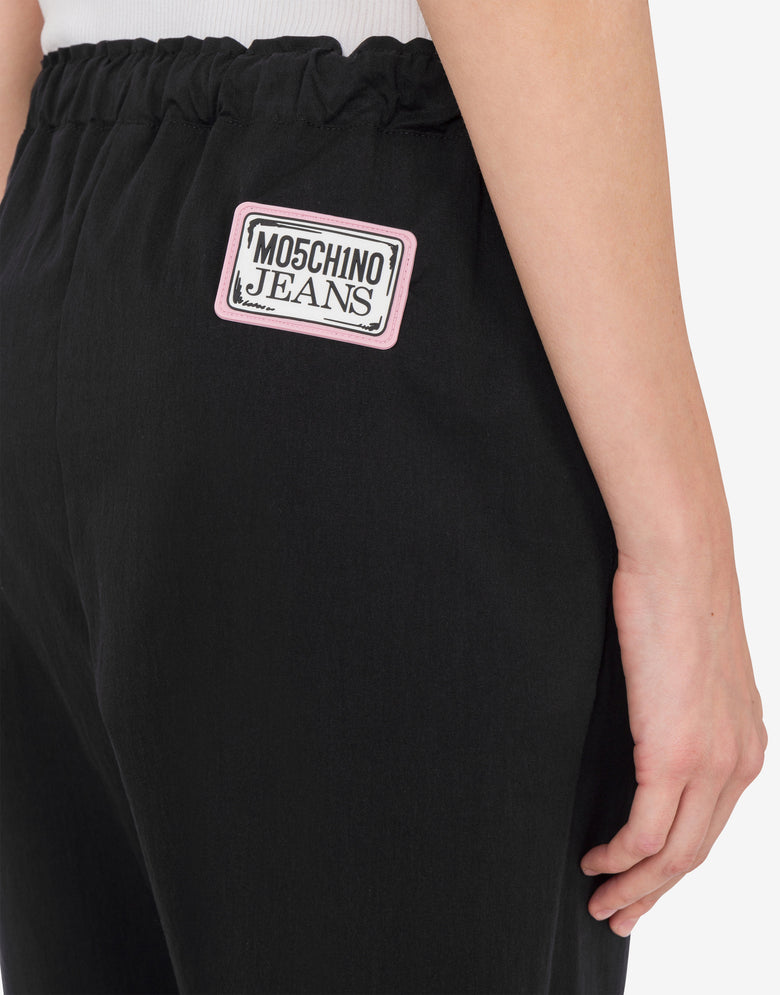 科技弹力棉长裤 黑色 Moschino Jeans 3