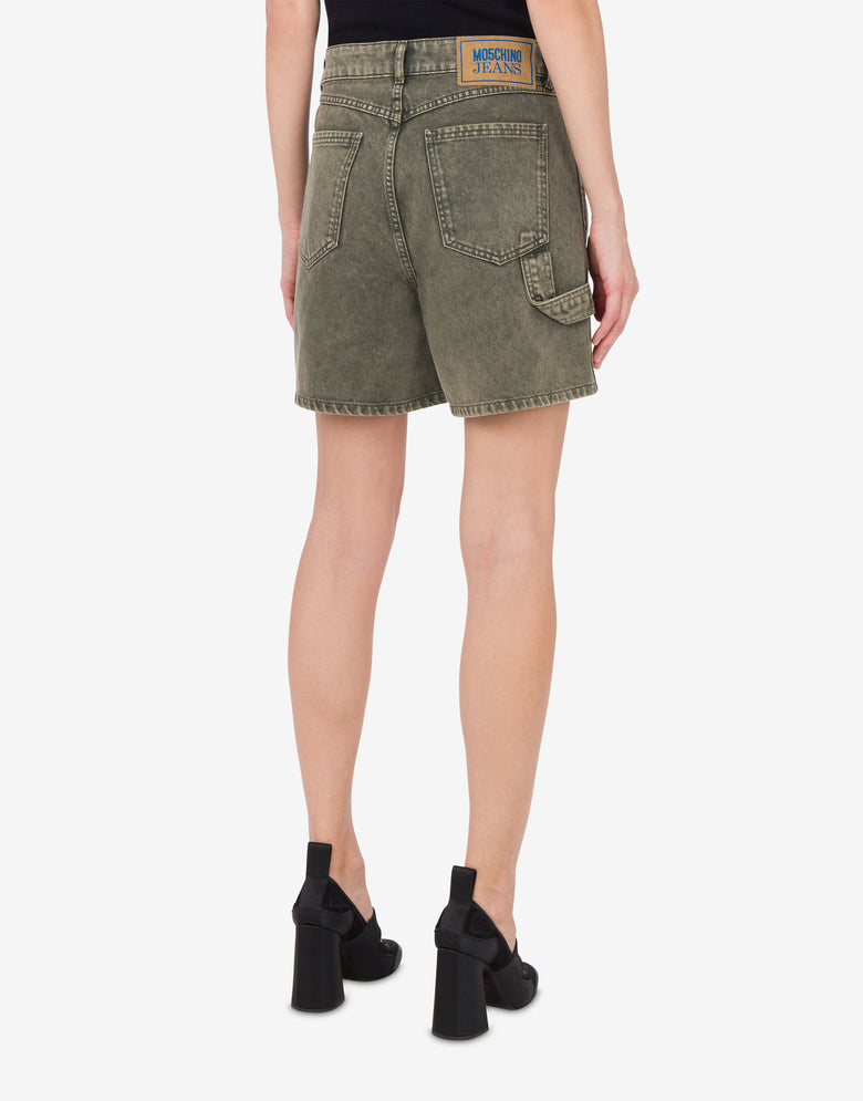 Vintage denim bermuda shorts Dark grey Moschino Jeans 2