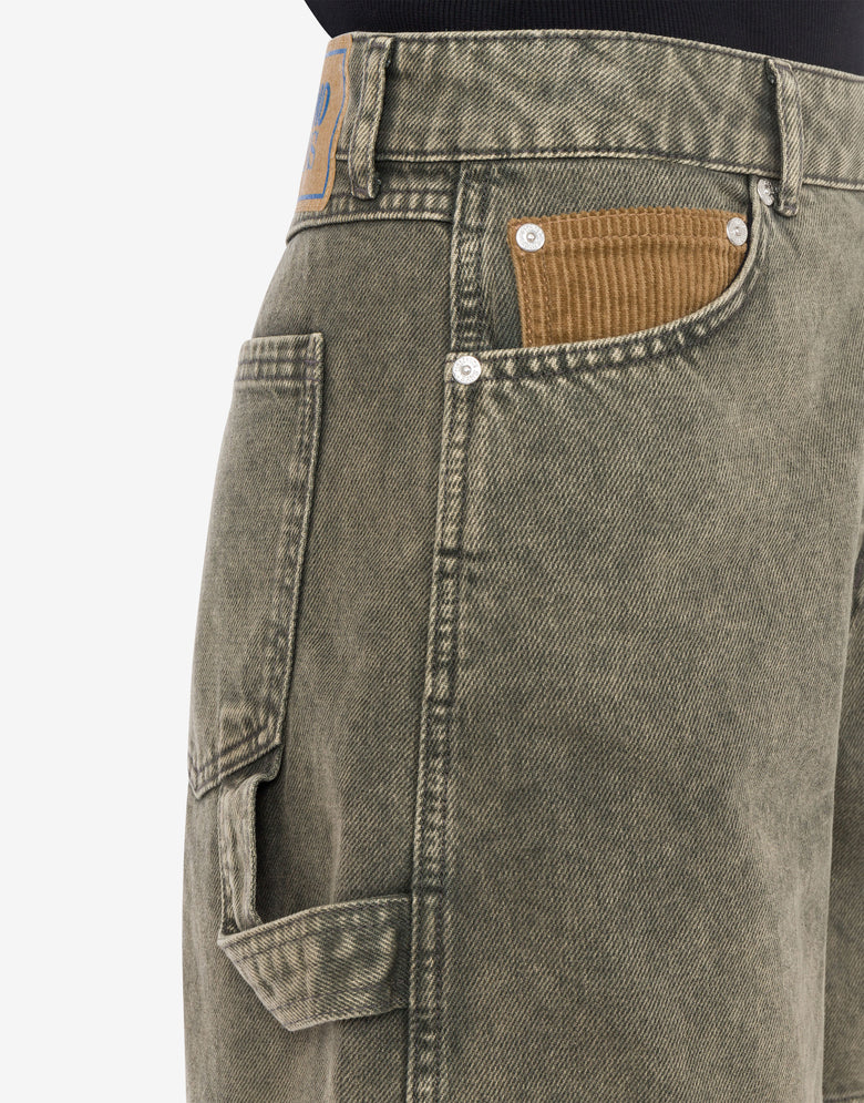 Vintage denim bermuda shorts Dark grey Moschino Jeans 3