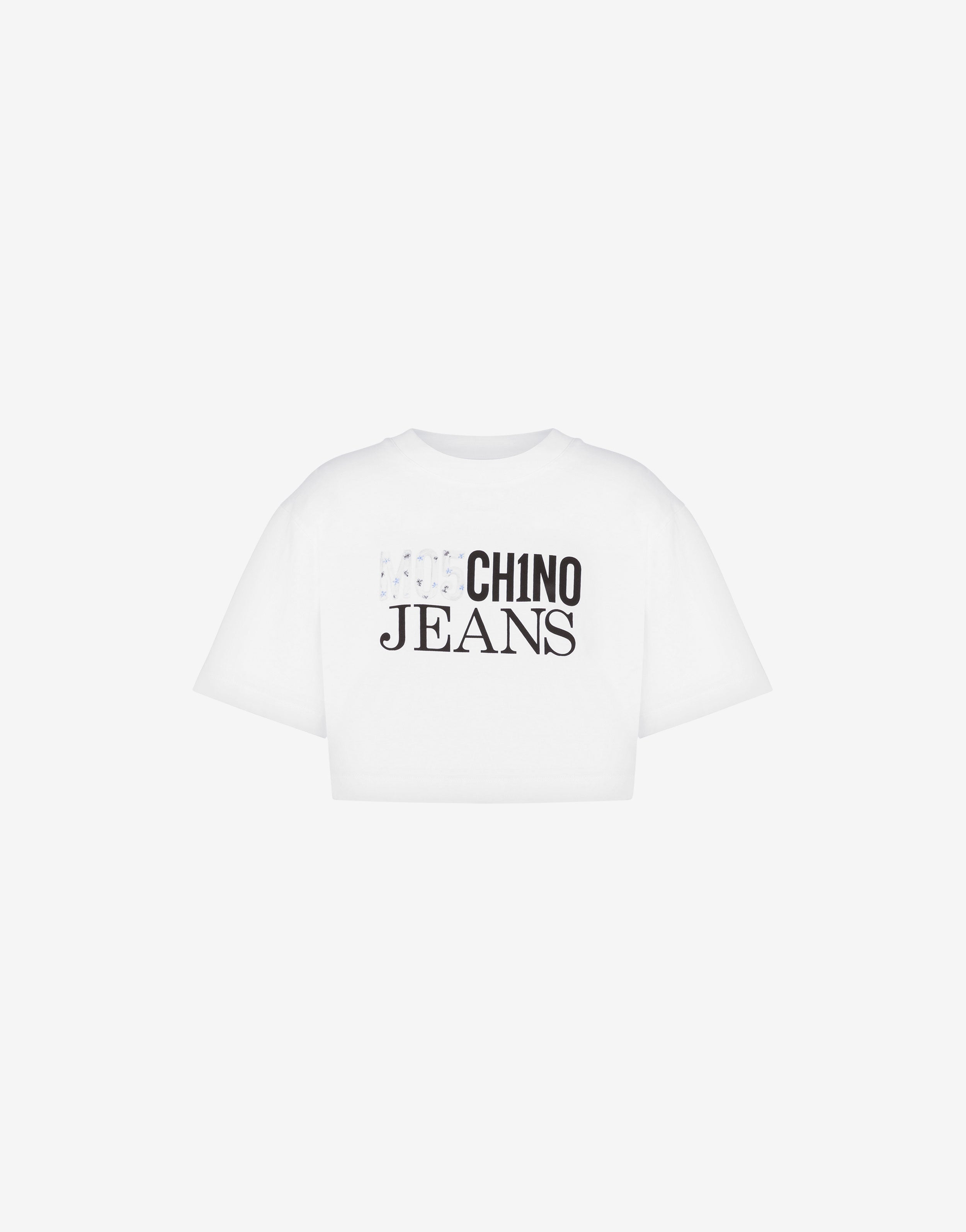 【関税&送料込】Moschino Jeans T-Shirt 送料関税込 ◇MOSCHINO JEANS◇T-SHIRT WITH PRINT