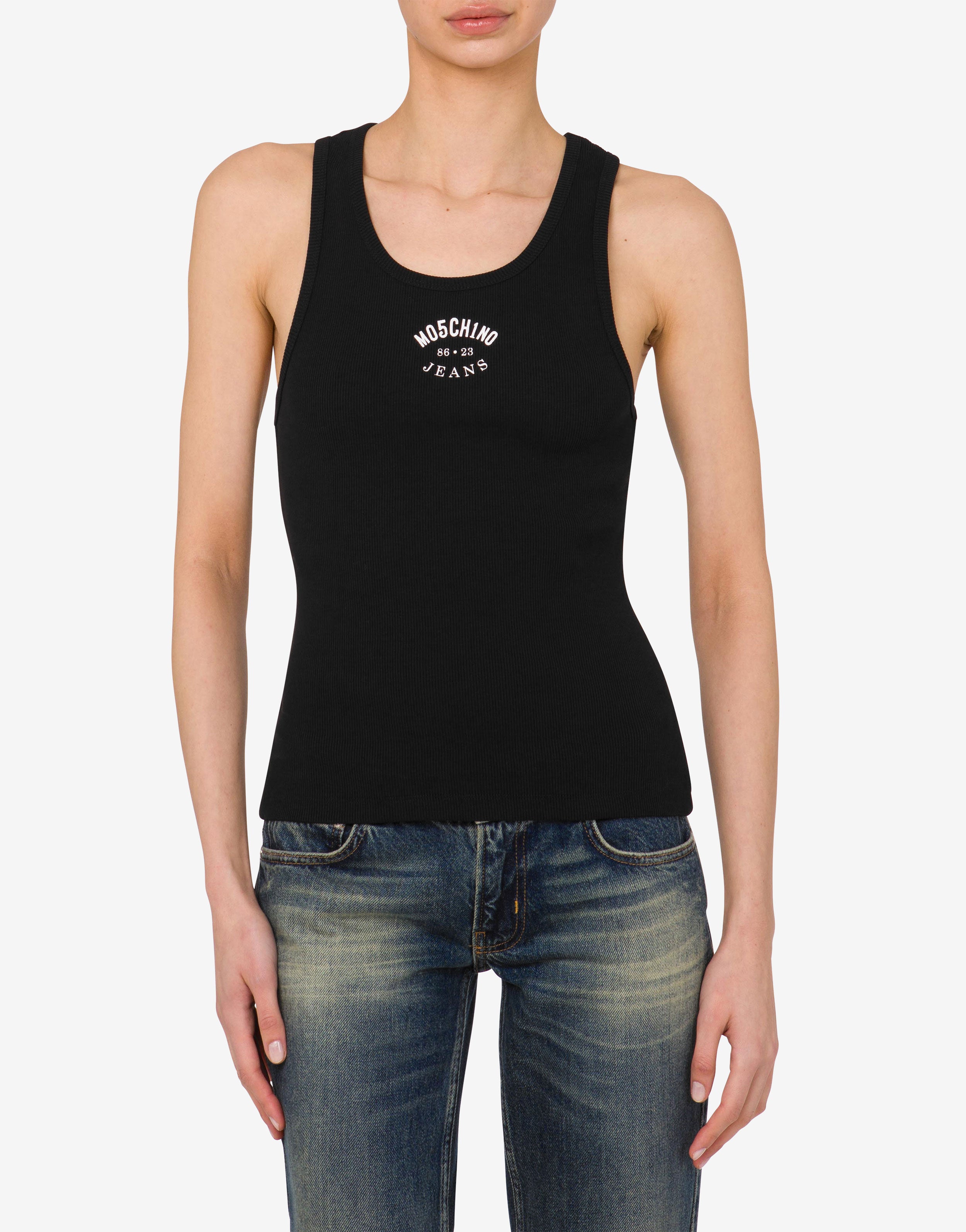 トップス Cotton ribbon tank Black 382T-Black.jpg?v=1639768329&