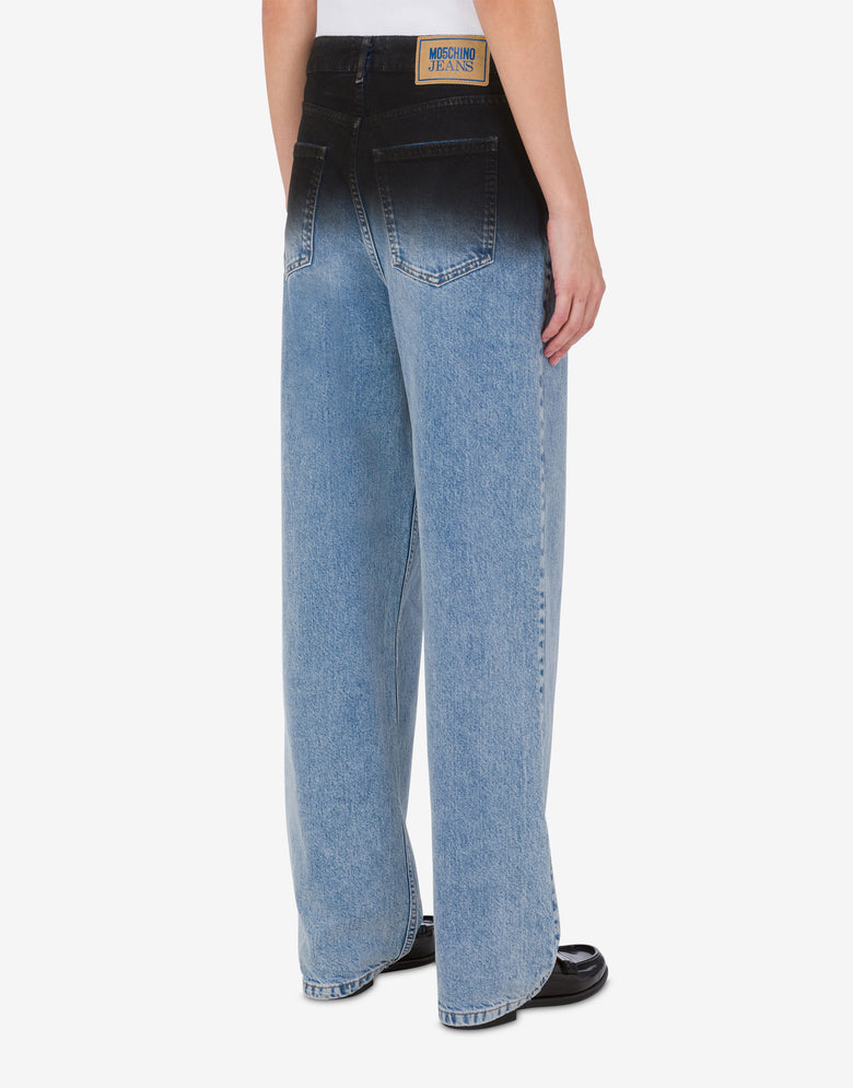 Degradé denim pants Blue Denim Moschino Jeans 2
