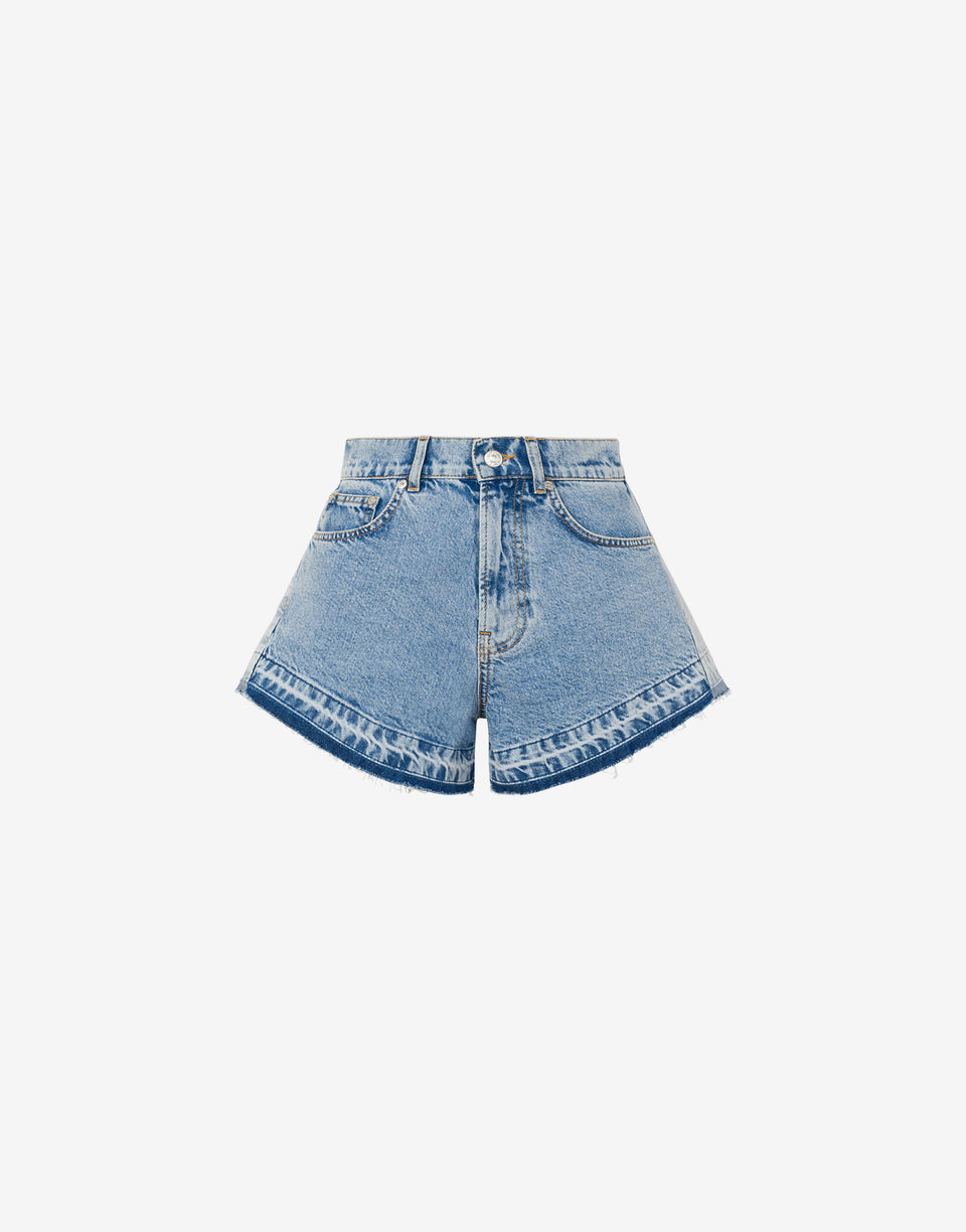 牛仔短裤 蓝色牛仔布 Moschino Jeans 0