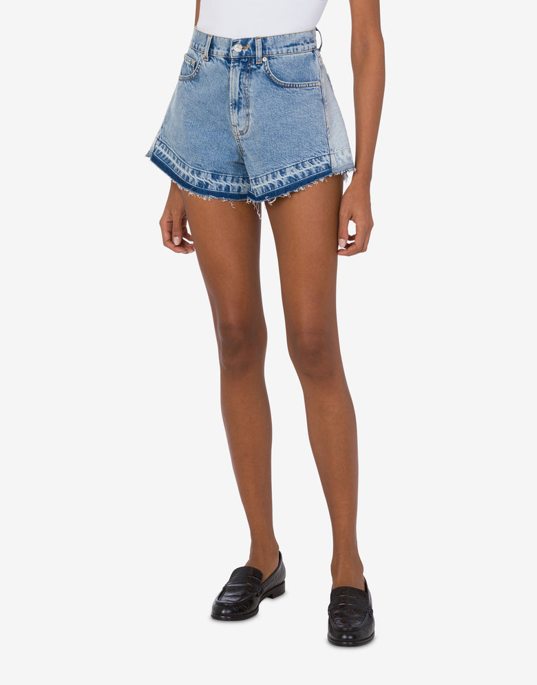 牛仔短裤 蓝色牛仔布 Moschino Jeans 1