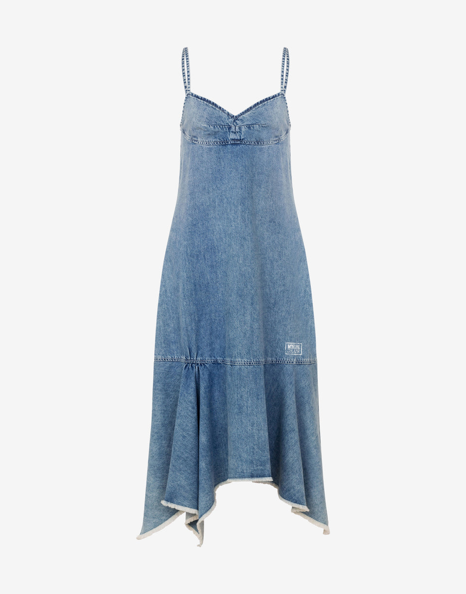Vestido vaquero ligero Blue Denim Moschino Jeans 0