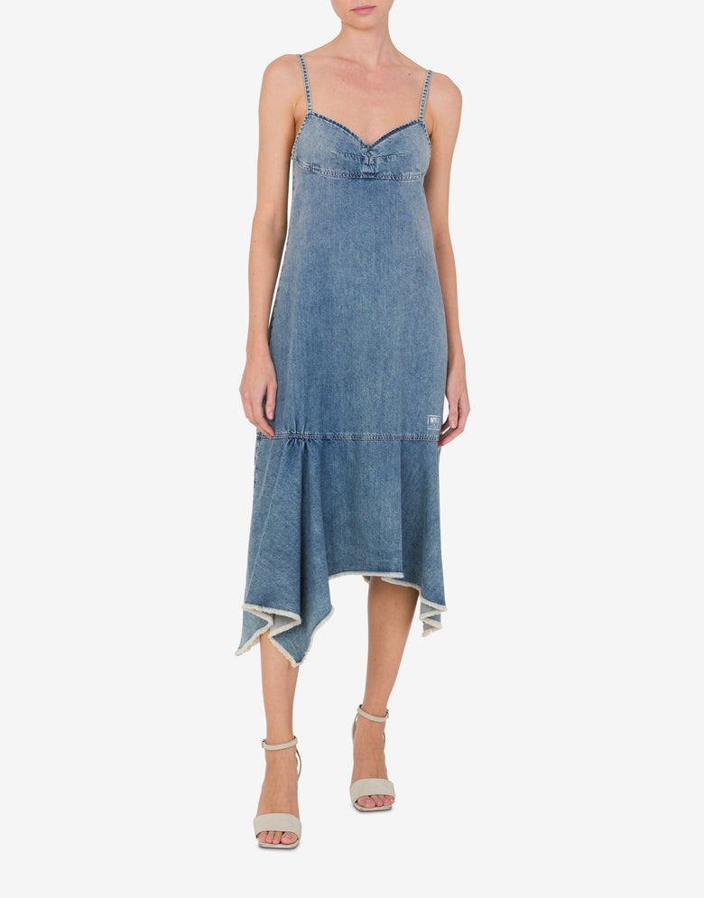 Vestido vaquero ligero Blue Denim Moschino Jeans 1
