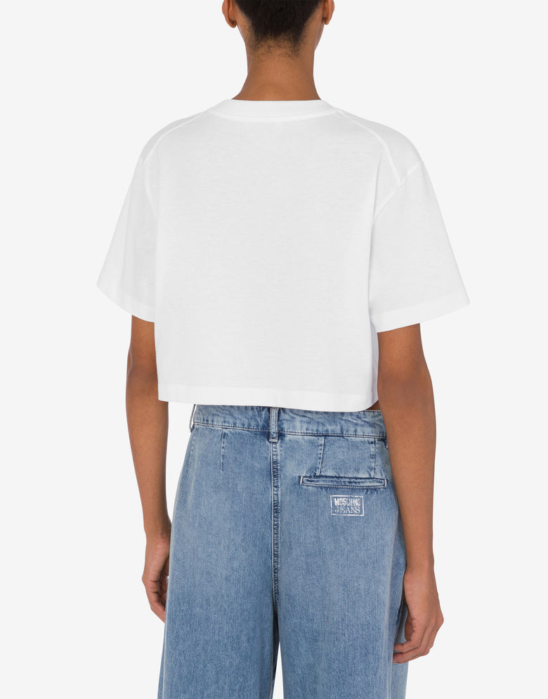 Camiseta de manga corta Ice Cream Blanco Moschino Jeans 2